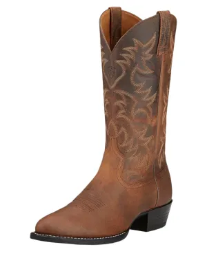Stretch Fabric Active People Coastal vibe Ariat Mens Heritage R Toe Western Boots