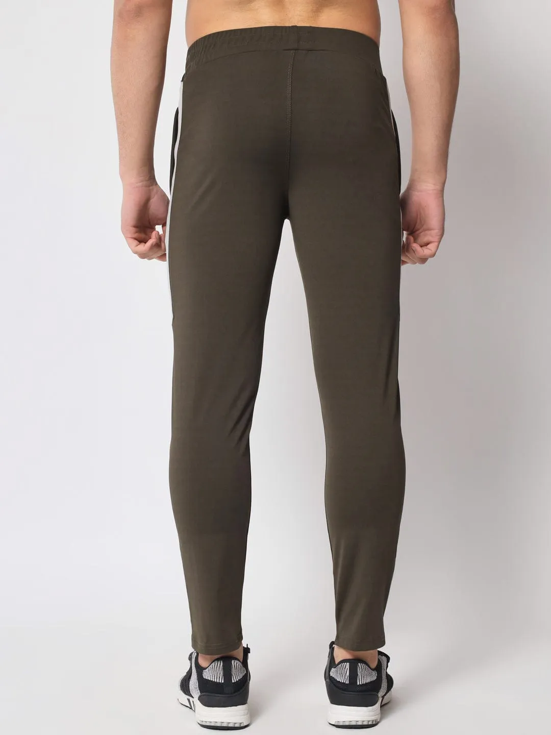 Everyday Comfort Fit Max Stretch Slim Fit Track Pant - Olive