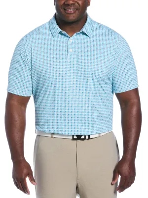 Everyday Look Big & Tall 19th Hole Drink Print Polo