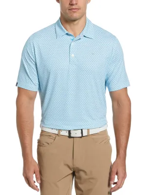 Interlock Cotton Big & Tall Chevron Printed Polo