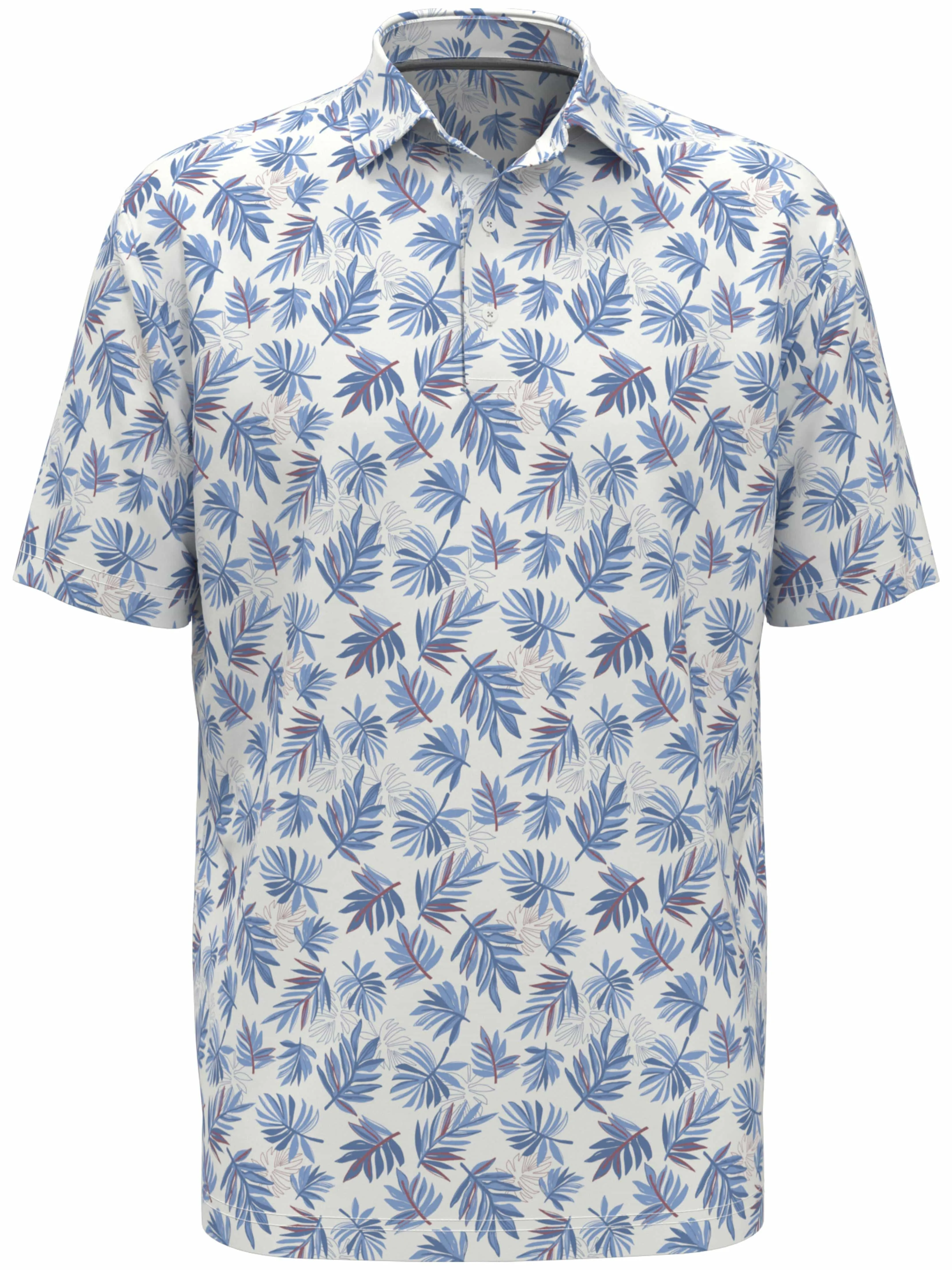 Comfy Fit Breathable Cotton Big & Tall Floral Polo