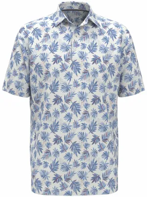 Comfy Fit Breathable Cotton Big & Tall Floral Polo