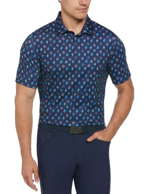 Big & Tall Negroni Print Golf Polo All Season Wear