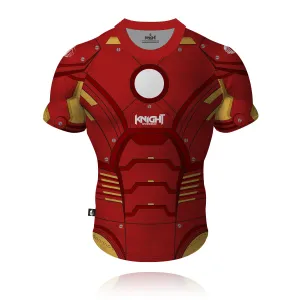 Knight Sportswear 'Red Steel' - Rugby/Training Shirt Bold Design Unisex