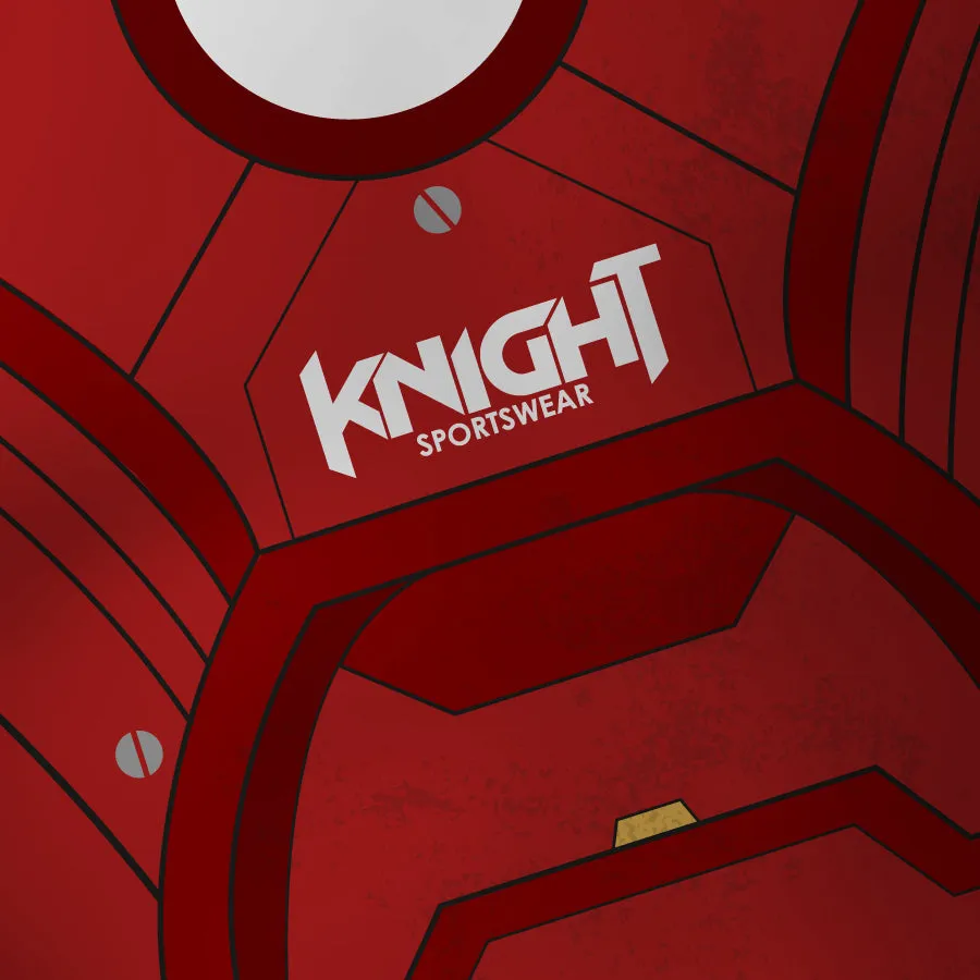 Knight Sportswear 'Red Steel' - Rugby/Training Shirt windproof
