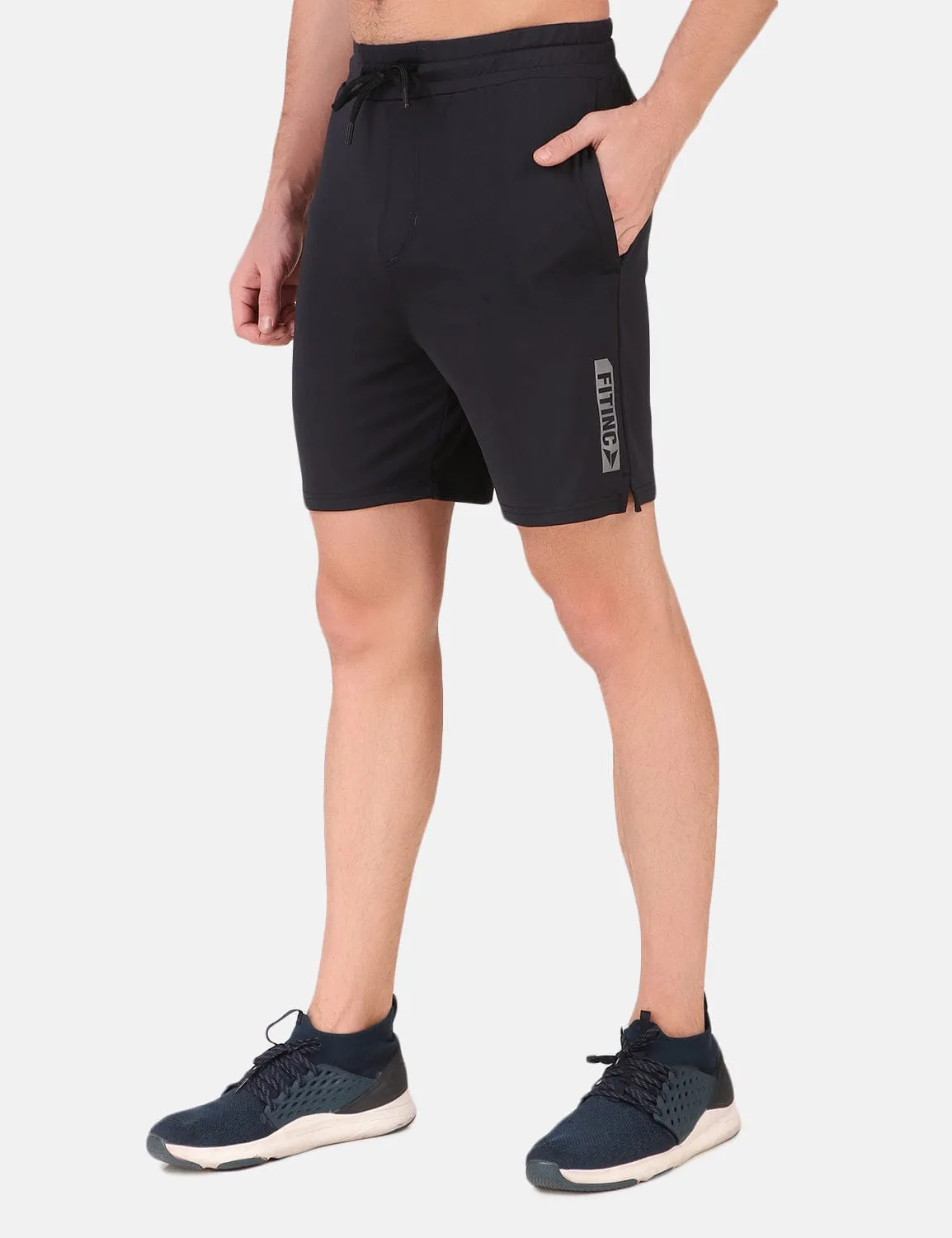 Comfy Look Performance Stretch Workout Shorts - Black