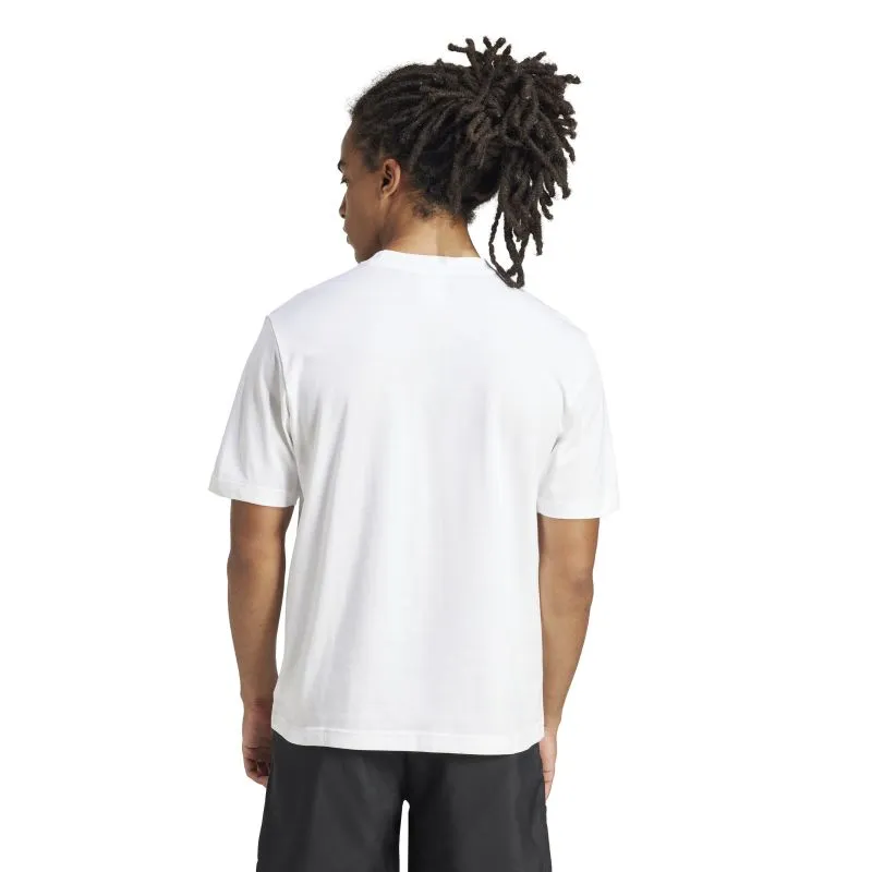 Breathable Stretch Adidas Mens Essentials Single Jersey Small Logo Tee