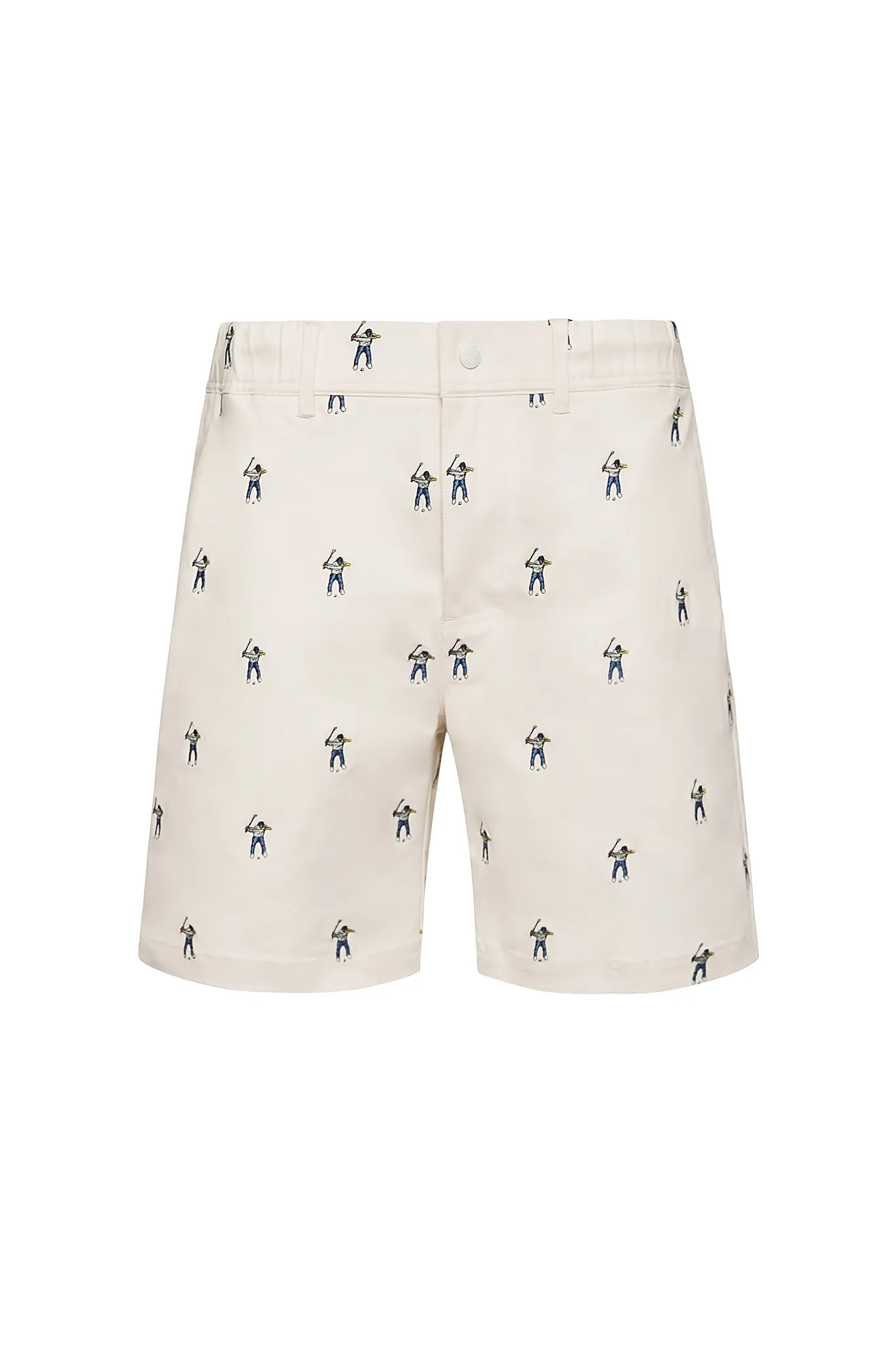 present for her Sporty Look Embroidered Woven Short