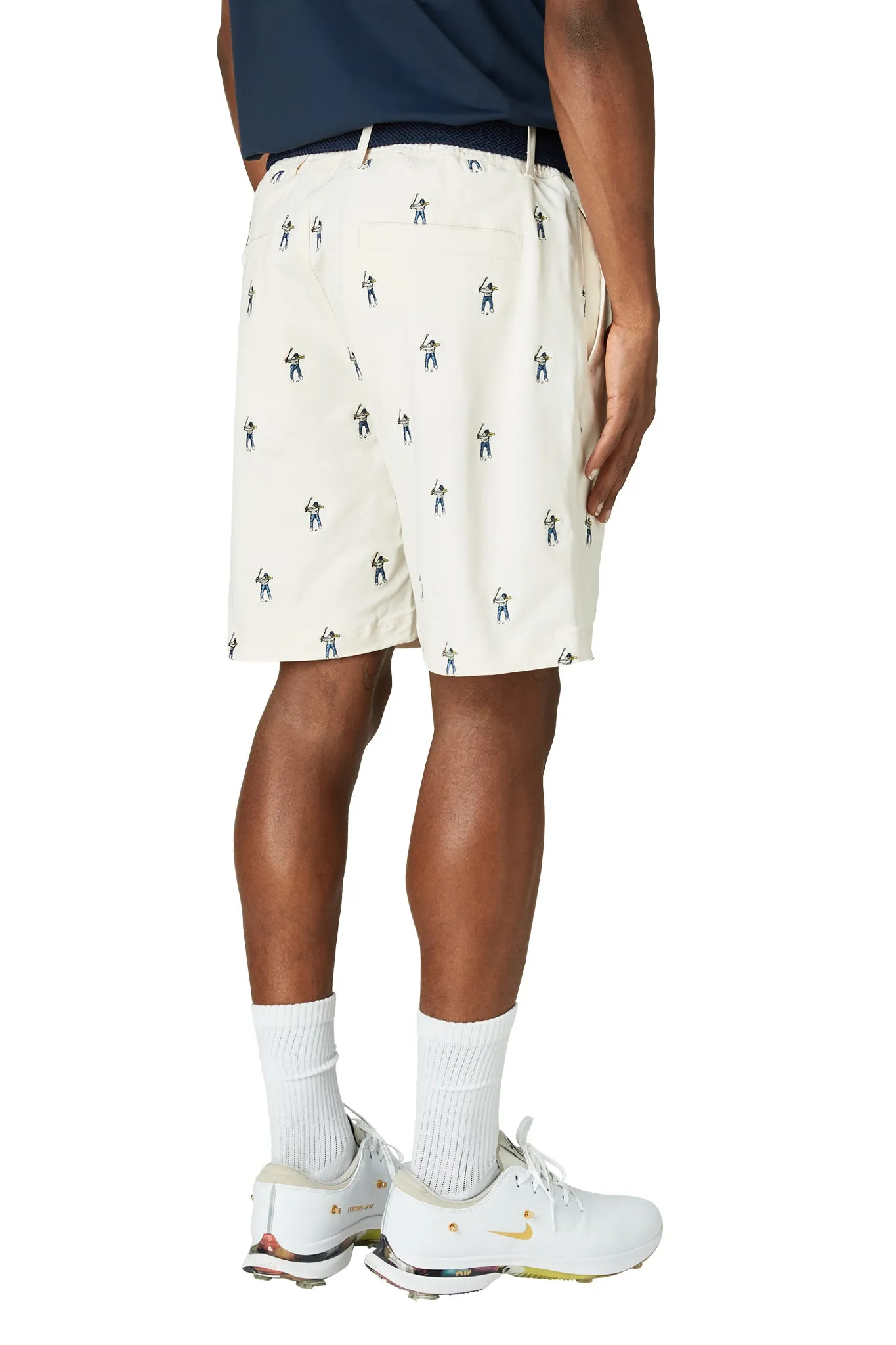 dance clothing Flexible Hemline Embroidered Woven Short