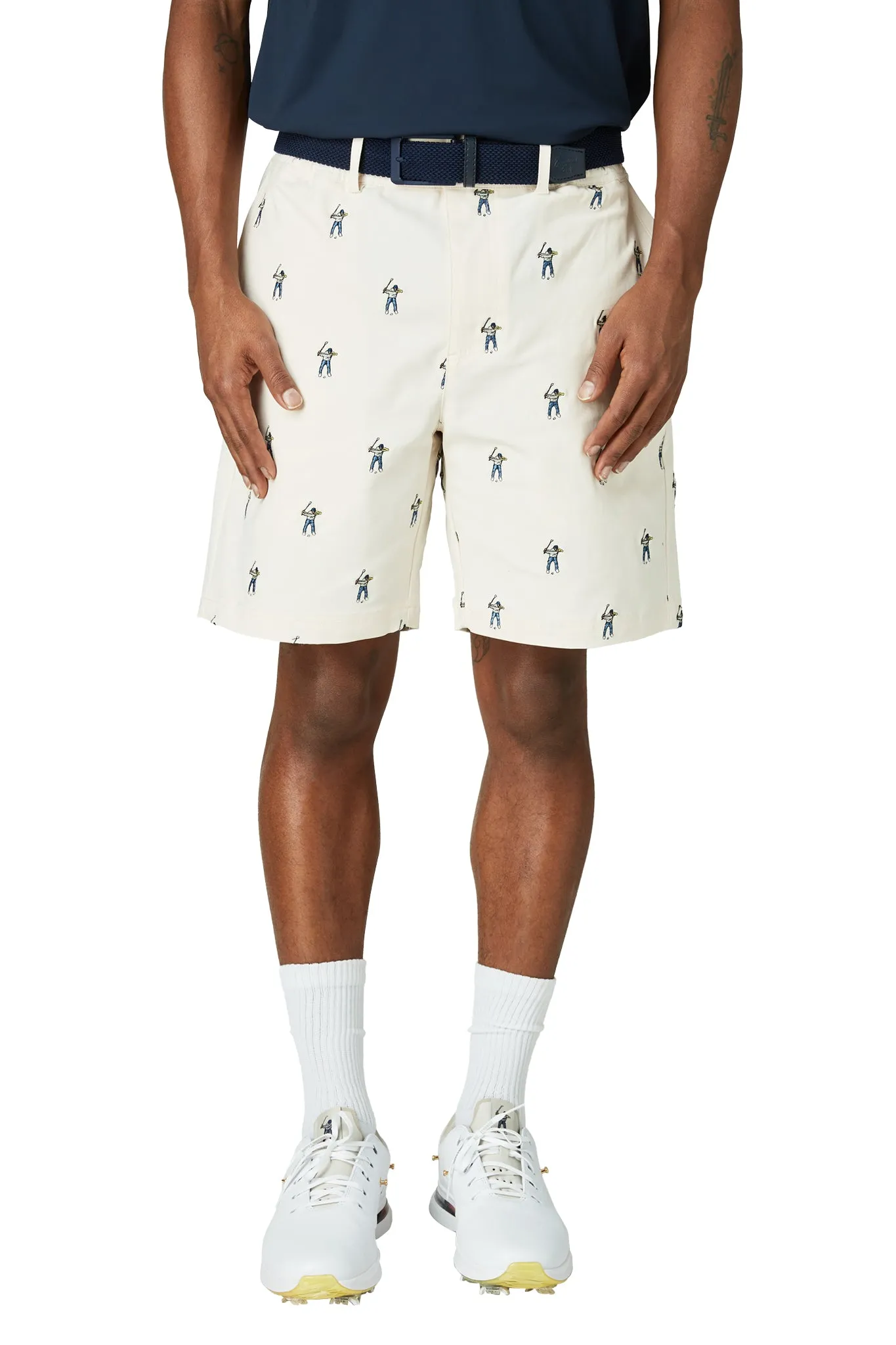 Beach Ready Shorts Embroidered Woven Short