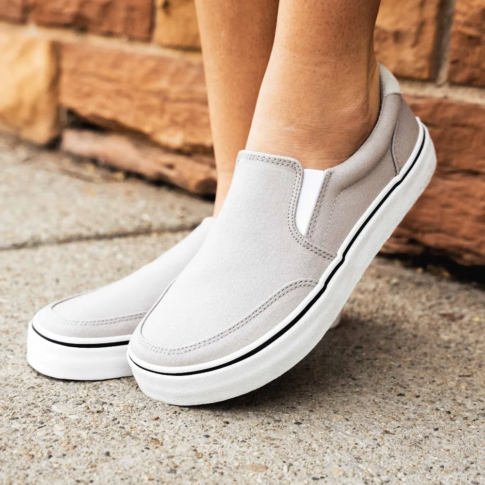 STREETSTYLE Slip-On Slate Stretchable Upper Moisture wicking