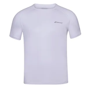 birthday party Babolat Play Crew Neck Men's Tee - White/White