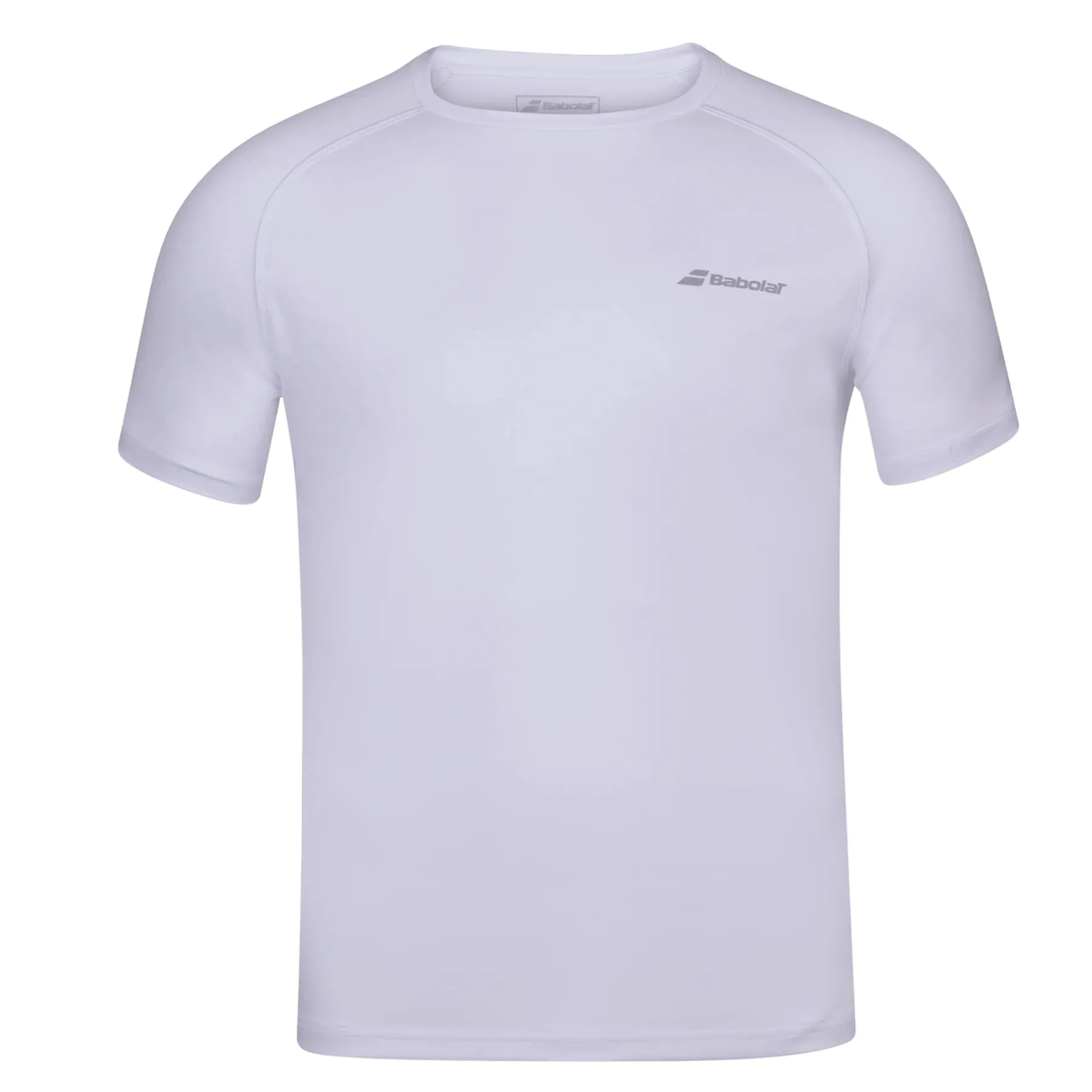 birthday party Babolat Play Crew Neck Men's Tee - White/White