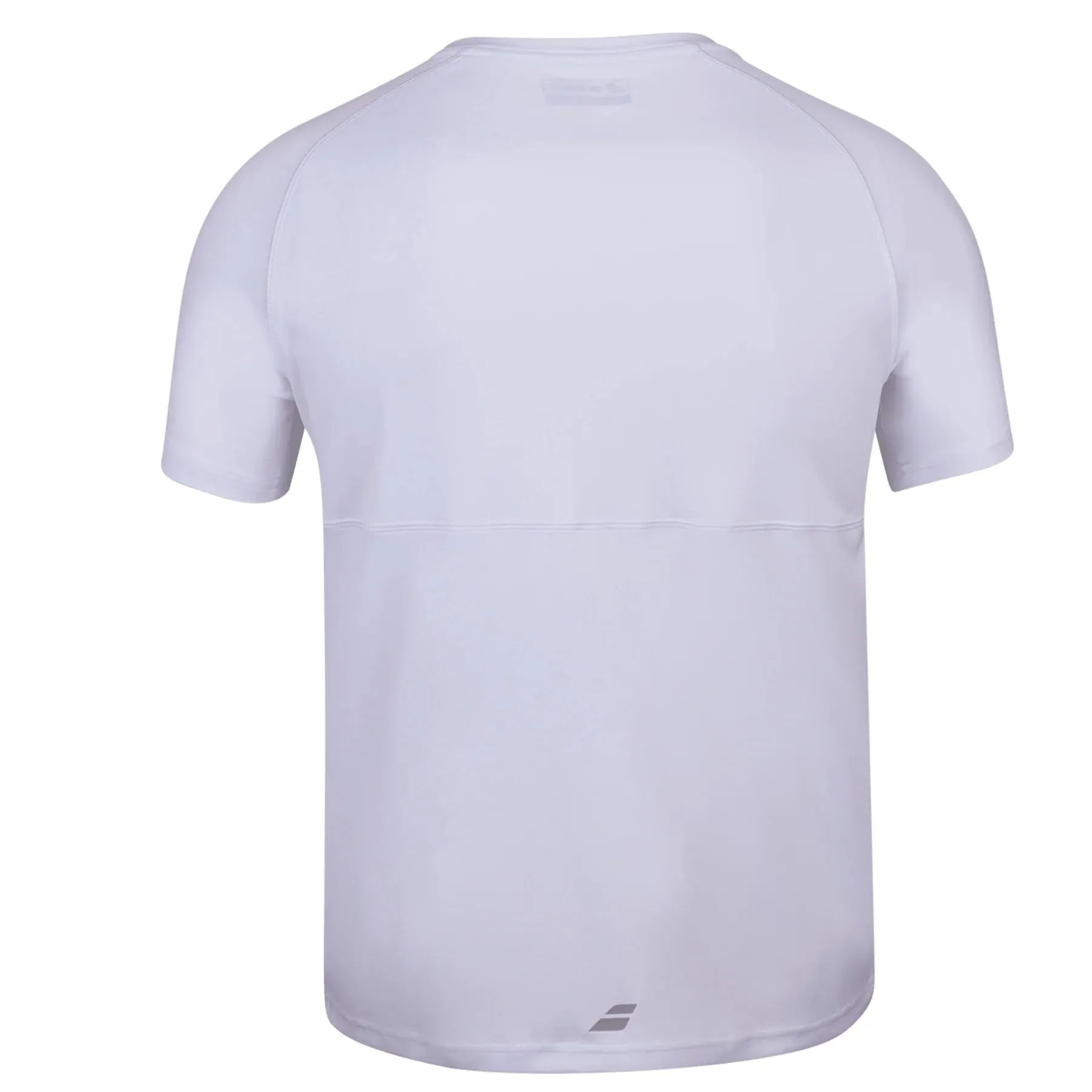 Babolat Play Crew Neck Men's Tee - White/White Cool and Comfortable