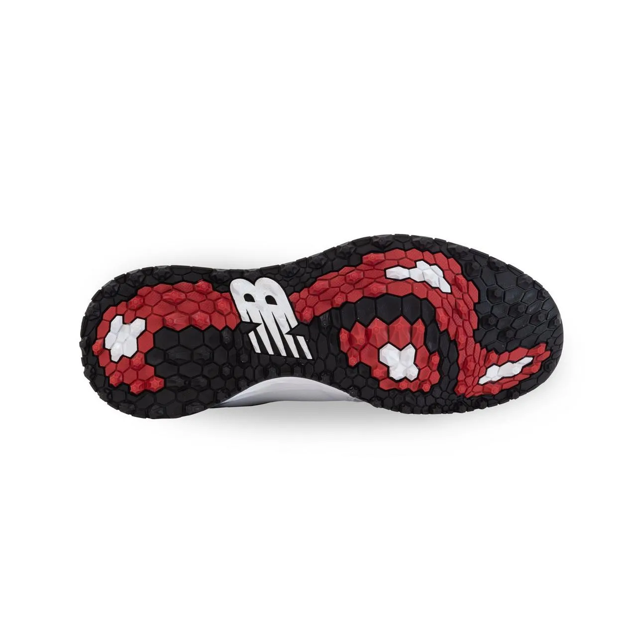 New Balance Mens Fresh Foam Elevate SL Golf Shoe - WHITE / RED / BLACK Dual Foam