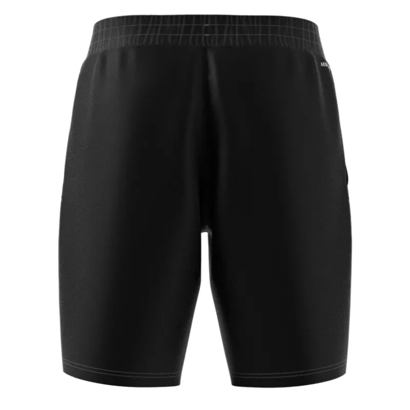Breeze Stretch Adidas Club 3 Stripes Men Tennis Shorts - Black