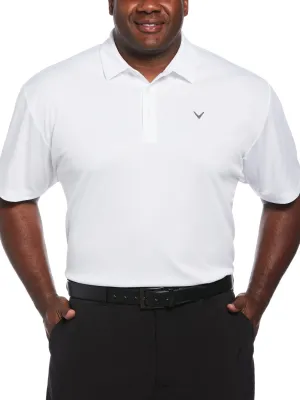 Big & Tall Micro Texture Golf Polo Durable Comfort High-end Comfort