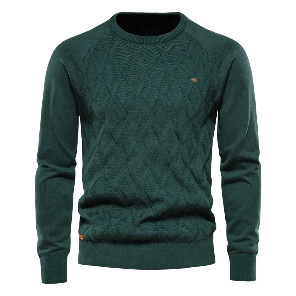 West Louis? O-Neck Long sleeve Knitted Pullover Sun Beam Translucent Soul