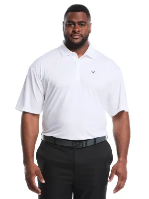 Comfortable Design Sleek Layering Big & Tall Micro Hex Solid Golf Polo