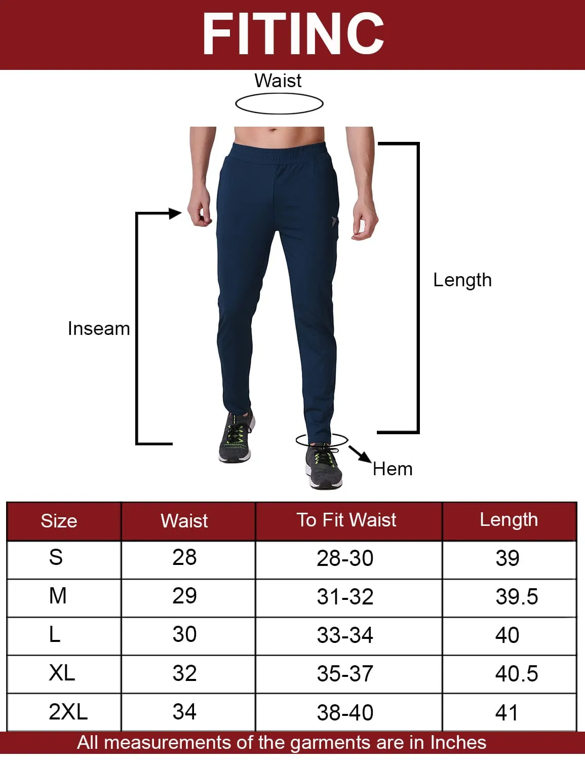Trendy Waist Dynamic Fit Max Stretch Slim Fit Track Pant - Airforce