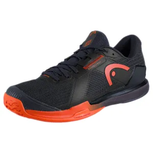 Ventilated Tongue Head Men's Sprint Pro 4.0 - Wide - Dark Blue/Red