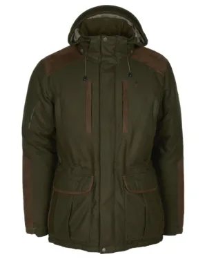 Pinewood Mens Nydala Insulation Wool Parka Tropical Glow UV Protection