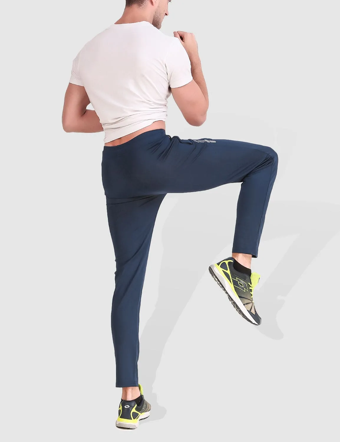Active Wear Pro-Flex Slim Fit Track Pant - Navy Blue