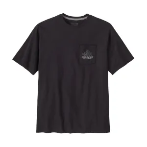 Mens Patagonia Chouinard Crest Pocket Responsibili-Tee AllDay Comfort