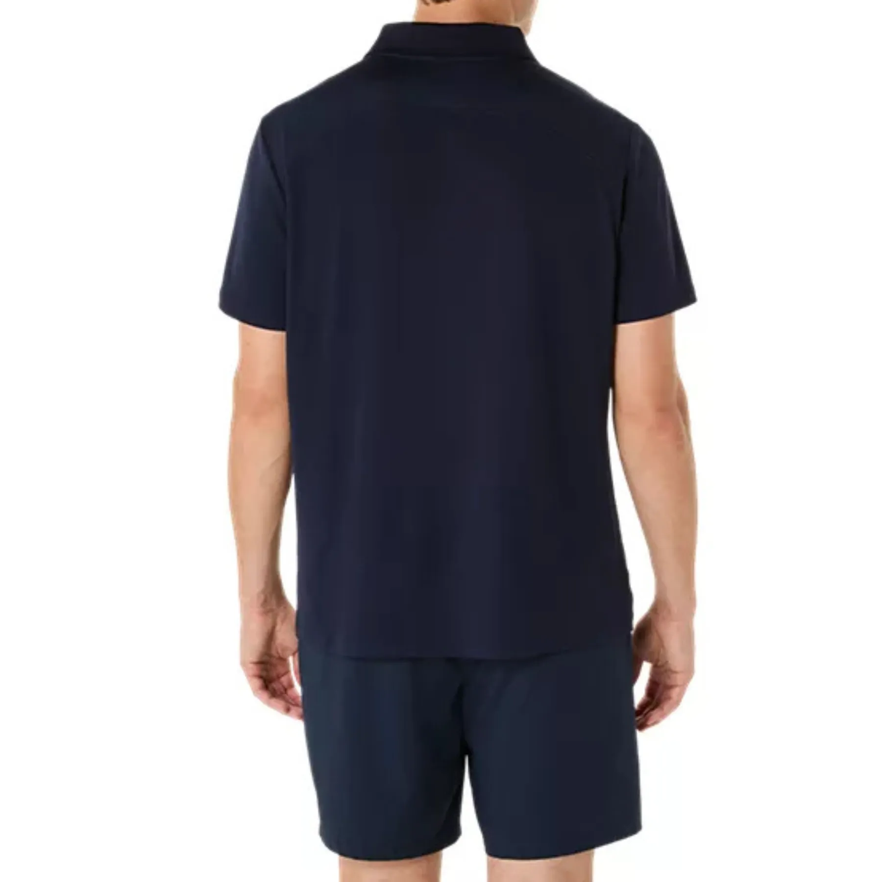 Roomy Fit Durable Color Retention Asics Court Mens Polo - Midnight