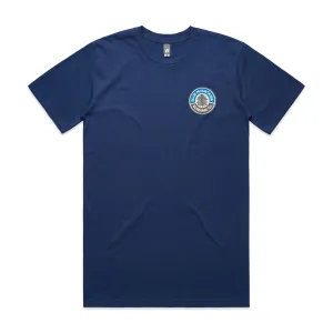 Mens Blue Mountains Running Co Embroidered Tee No-Fuss Design