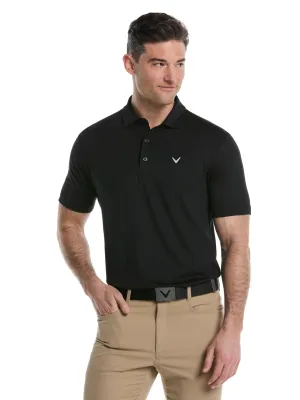 Mens Micro Hex Solid Golf Polo Premium Look Lounge Wear