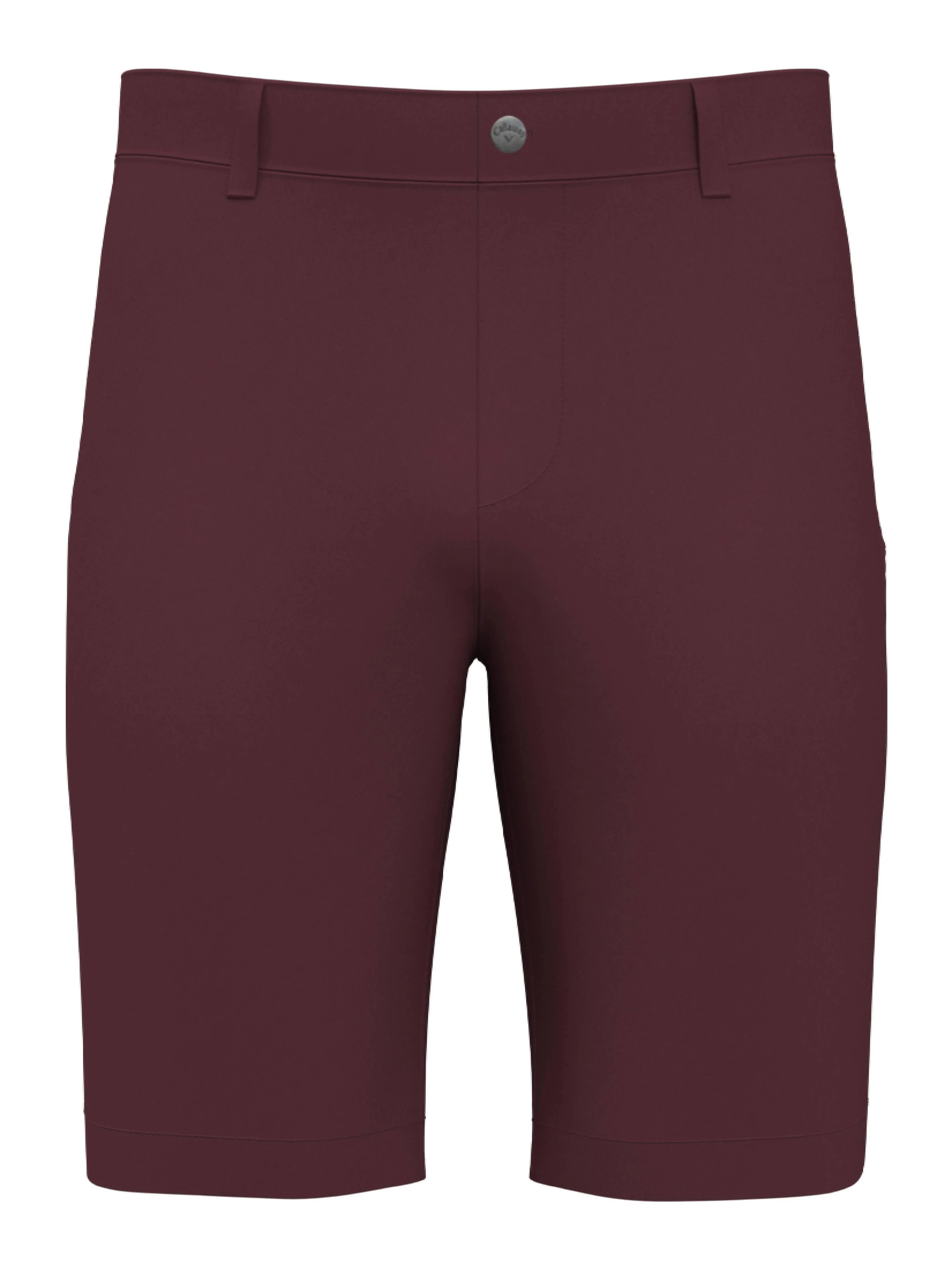 Compression Fit Mens 9" Flat Front Solid Golf Short