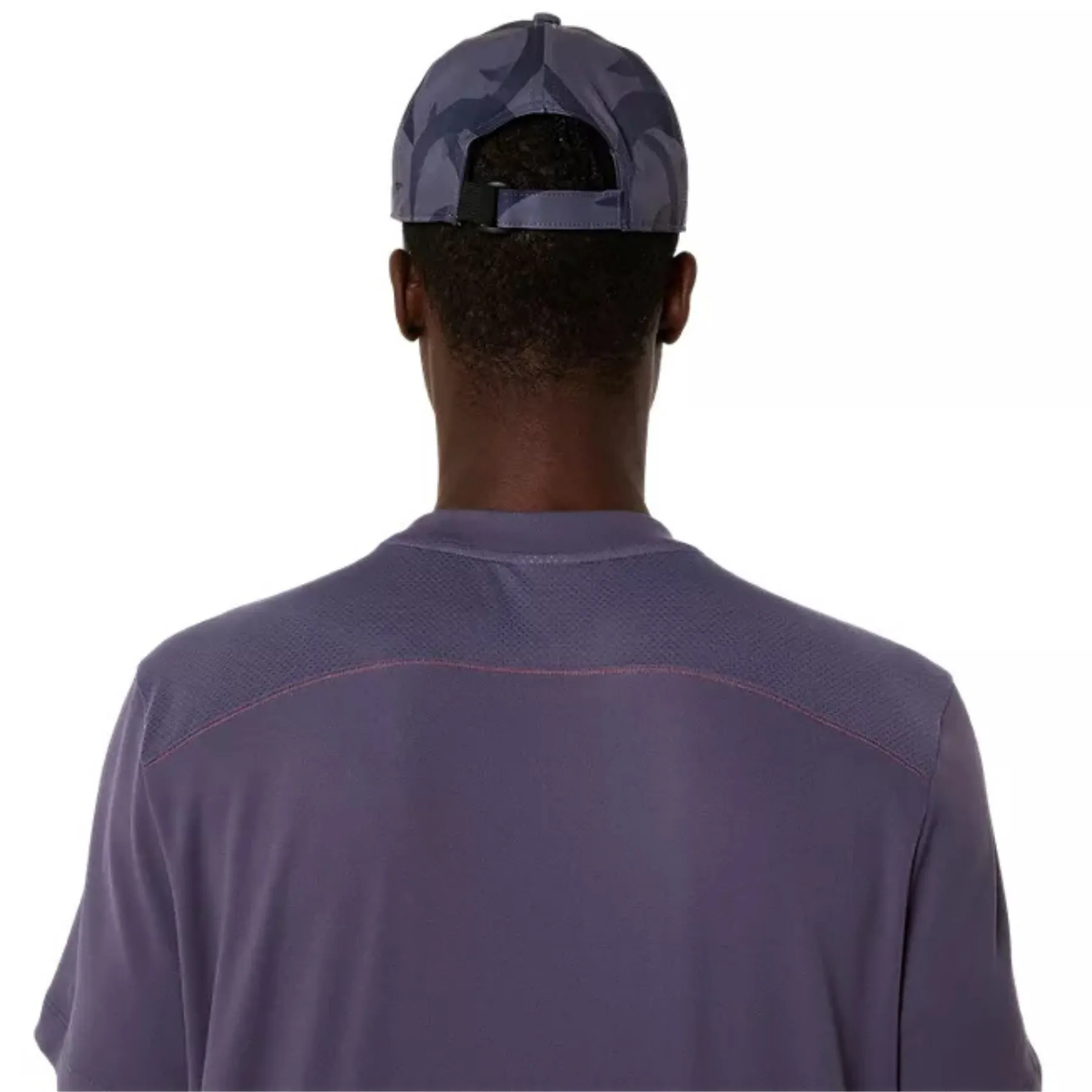 Asics Court Short Sleeve Mens Tennis Top - Greyish Purple FadeResistant