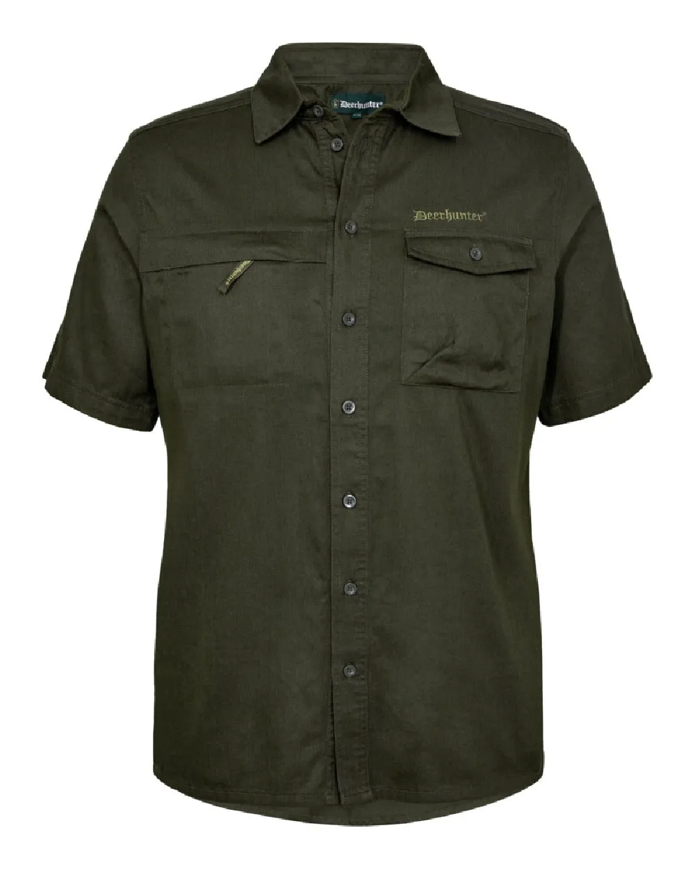 Deerhunter Atlas Short Sleeve Shirt high-low hem Urban Style