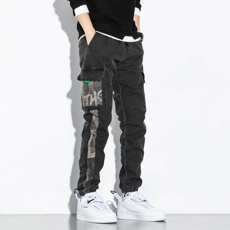 Snag Resistant Fabric West Louis? Hip Hop Style Streetwear Cargo Pants