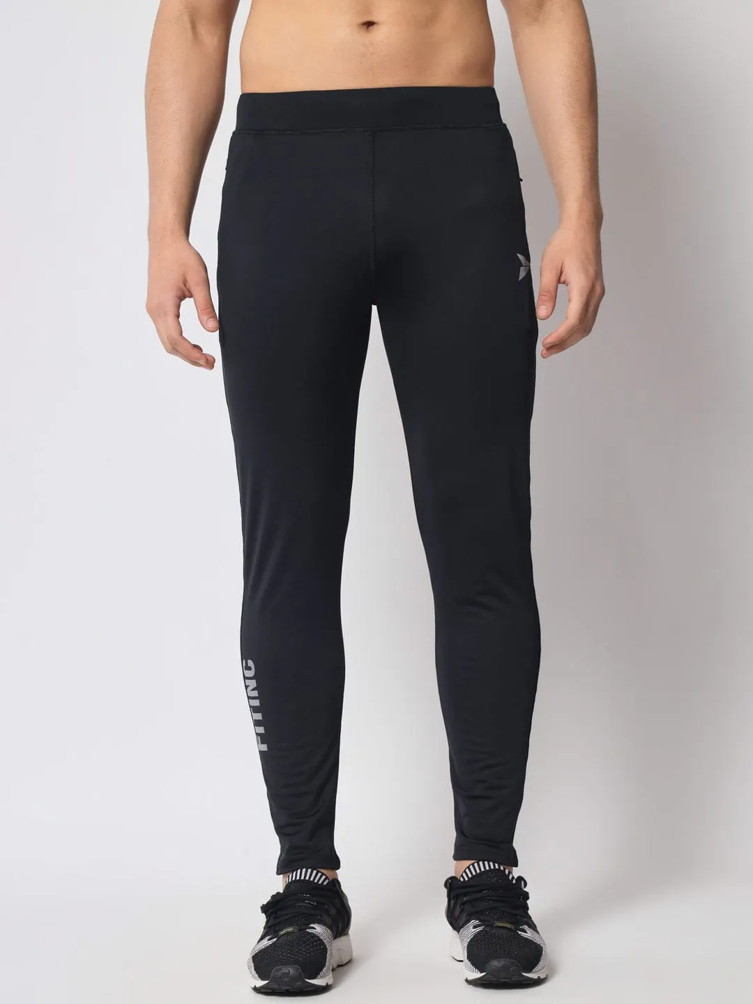 Extreme Stretch Slim Fit Track Pant - Black BreathableMaterial