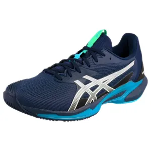 Flexible Walk Arch Support Technology Asics Men's Solution Speed FF 3 - Blue Expanse/White