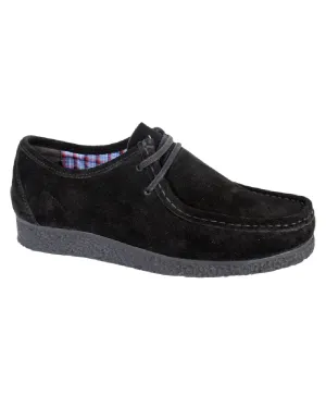 Roamers Mens 2 Eyelet Apron Trapper Shoes Ventilated Mesh Sunny Walks