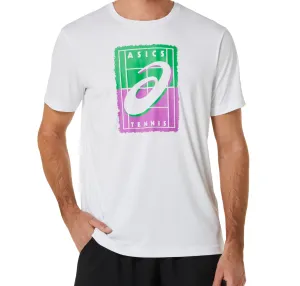 Asics Men Court GS Graphic Tee - Brilliant White Comfy Essentials
