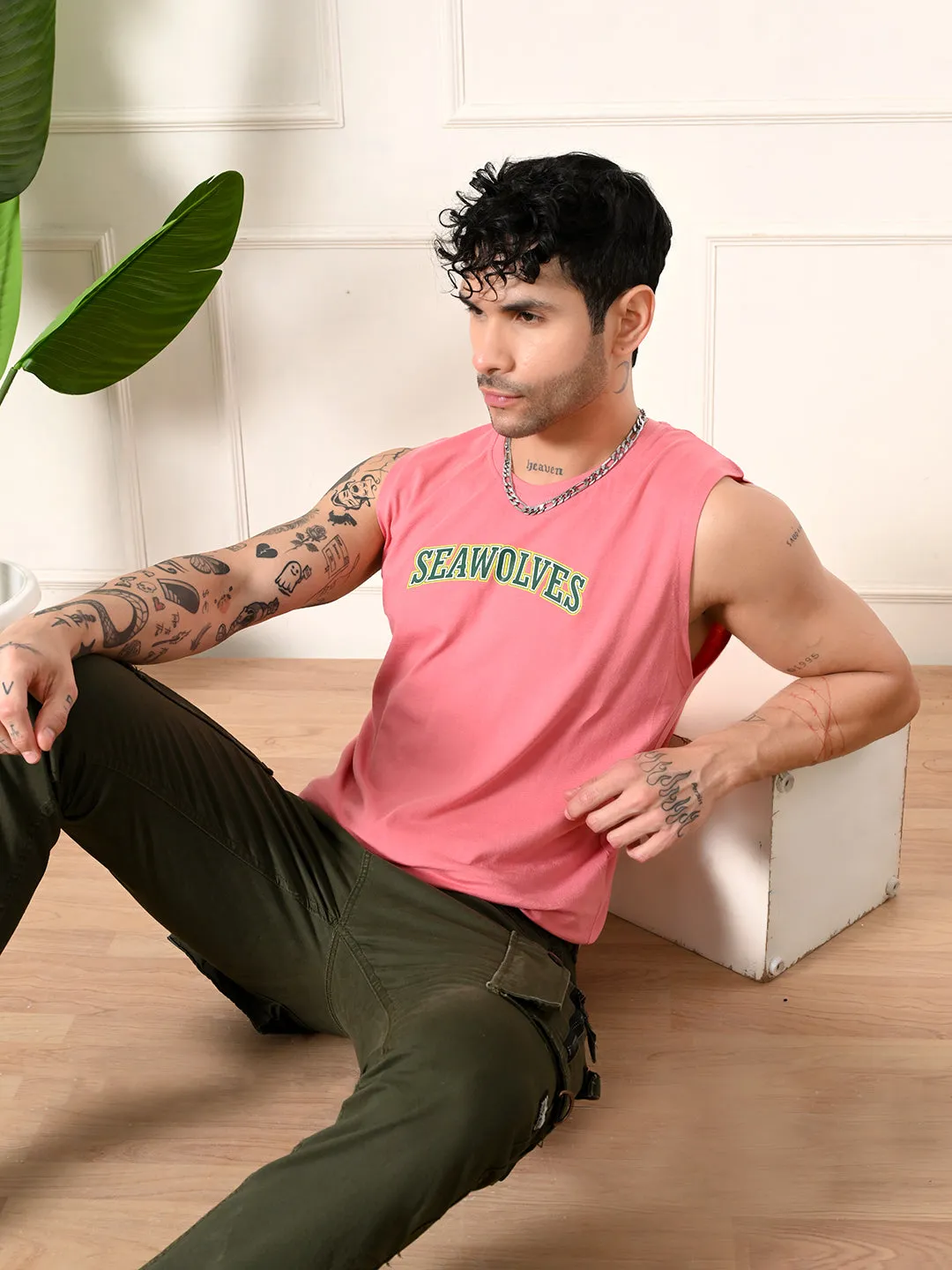 Easy-wear Seawolves Cotton Sando ?C Peach AntiStatic Lining