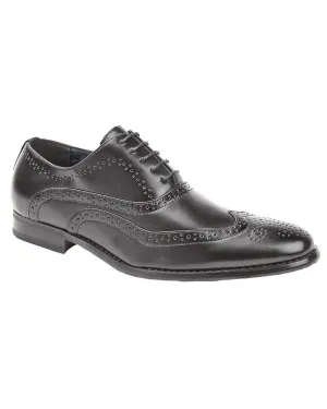 Goor Mens Brogue Oxford Shoes Memory Foam Wellness Seekers Dust Guard