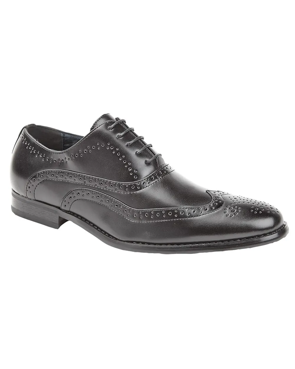 Goor Mens Brogue Oxford Shoes Memory Foam Wellness Seekers Dust Guard