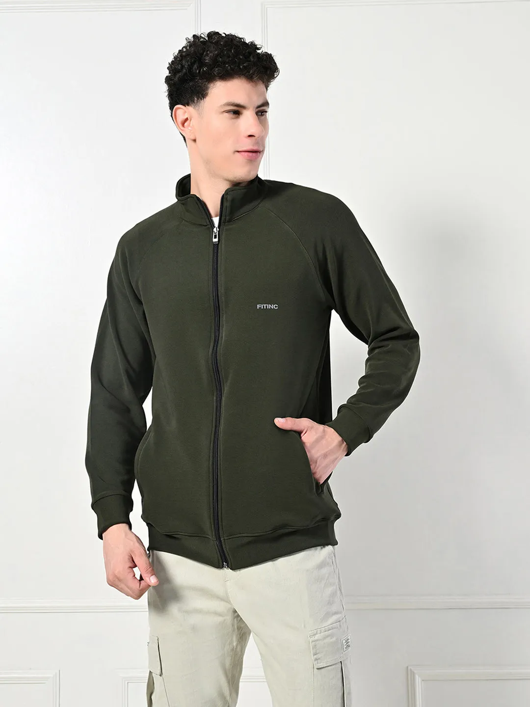 Motion Core Zen Ease Athletic Stretch Jacket - Green
