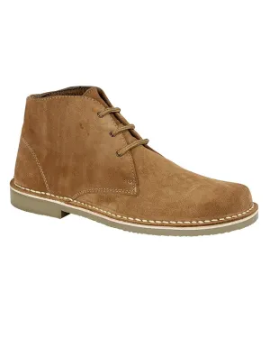 Roamers Mens 3 Eyelet Desert Boots Waterproof Traction Durable Build Weekend Errands