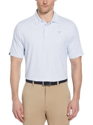 Light Flex Smart Layer Mens Chevron Printed Polo