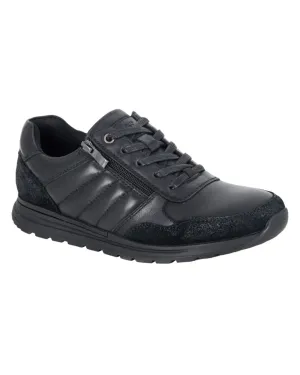 Route 21 Mens 5 Eye Lace Zip Leisure Shoes Comfort Slope