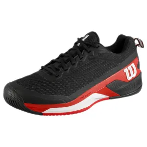 Wilson Men's Rush Pro 4.5 - Black/Infrared Comfortable Walk