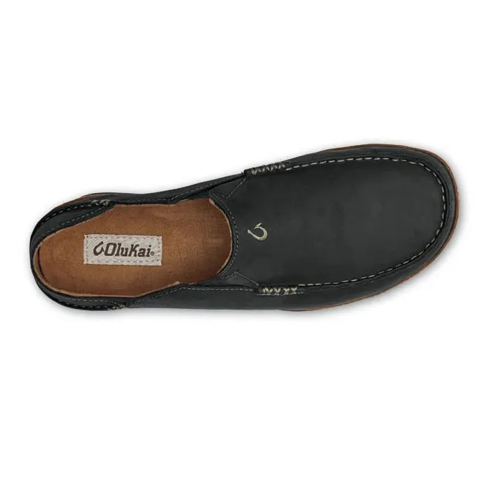 Block Walk Mens Olukai Moloa in Black Toffee
