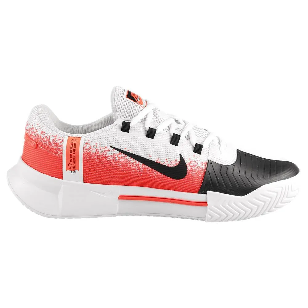 Ventilated Footbed Design Nike Men's Air Zoom GP Challenge 1 - White/Hot Lava