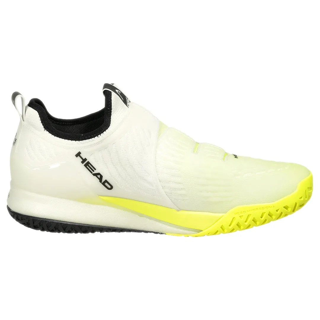 Head Men's Endure Pro BOA - White/Yellow Stylish Seamless Insole Technology